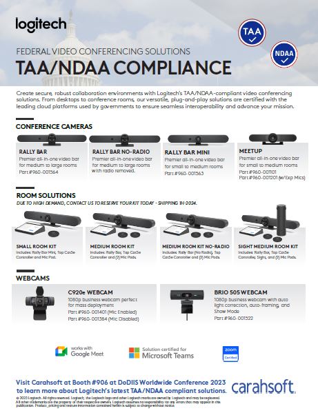 Federal Video Conferencing Solutions - TAA/NDAA Compliance