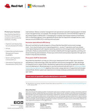 Achieve more for less with Microsoft Azure Red Hat OpenShift