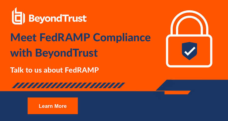 Meet FedRAMP Compliance with BeyondTrust banner