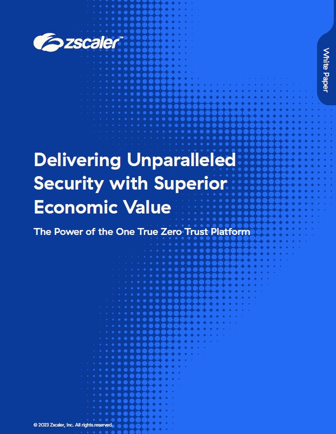 One True Zero Trust: Delivering Unparalleled Security with Superior Economic Value