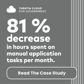 81% decrease in hours spent on manual application tasks per month