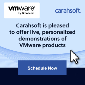Carahsoft is pleased to offer live, personalized demonstrations of VMware products.