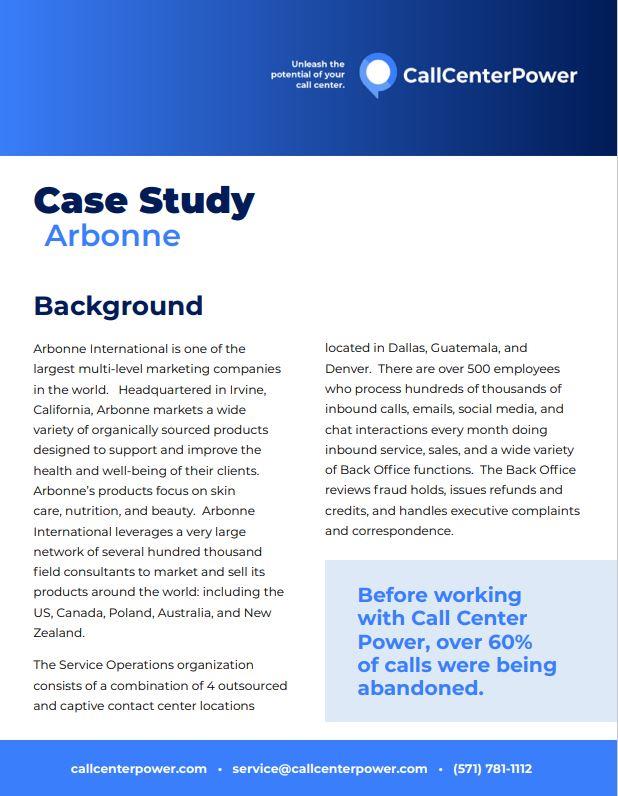 Arbonne Case Study