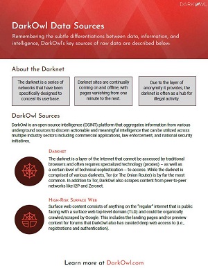 DarkOwl Data Sources