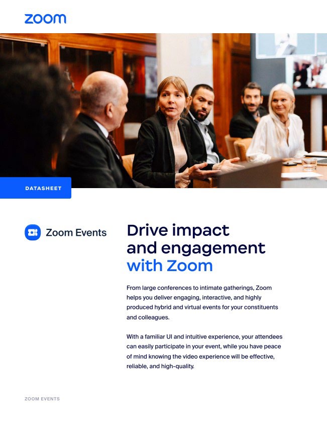 Drive Impact and Engagement with Zoom