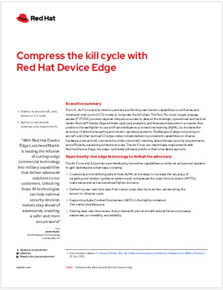 Compress the Kill Cycle with Red Hat Device Edge