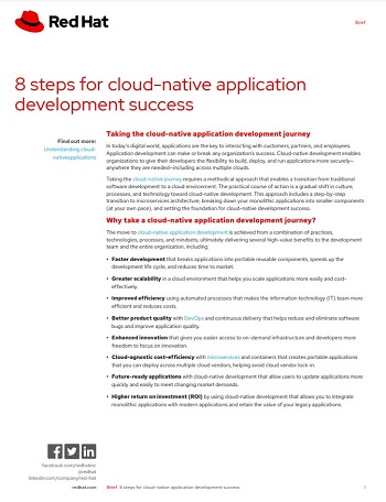 8 Steps for Cloud Native Application Success