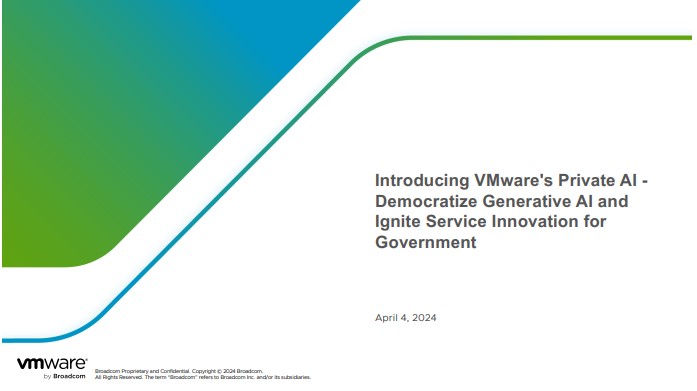 Introduction NVIDIA and VMware by Broadcom