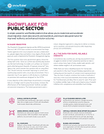 Snowflake for Public Sector
