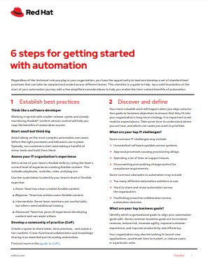 6 Steps for Getting Started with Automation