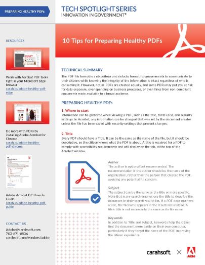 10 Tips for Preparing Healthy PDFs